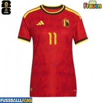 Belgien Jeremy Doku #11 Heimtrikot Frauen EM 2024 Kurzarm